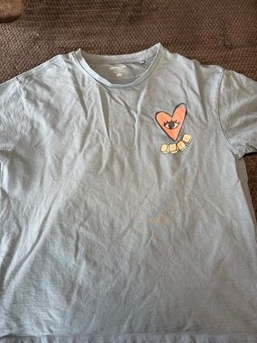 Paper Denim & Cloth Dusty Blue Graphic Tee